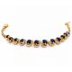 Pre Owned 9ct Sapphire and Diamond Bracelet ZB894